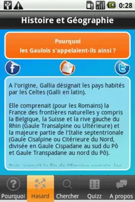 Pourquois android App screenshot 2